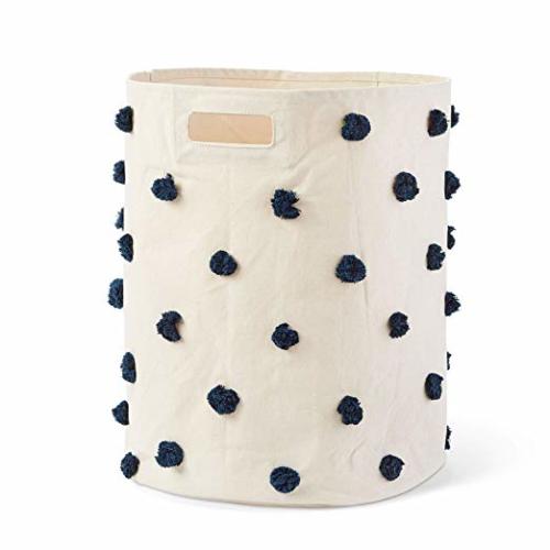 Pehr Pom Pom Hamper, Navy - 1