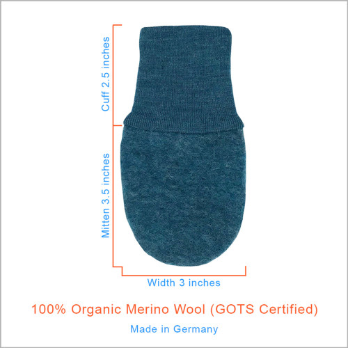 Engel Baby Thumbless Mittens, 100% Organic Merino Wool Fleece