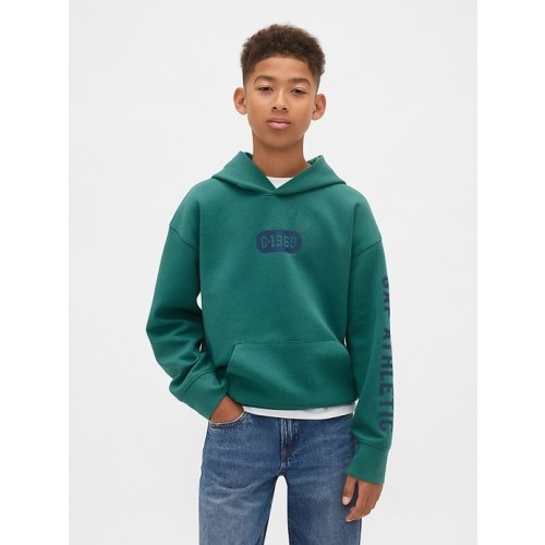 Kids GapFit Tech Quick-Dry Logo Hoodie