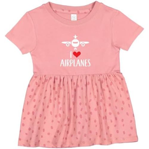 inktastic Plane I Love Airplanes Infant Dress