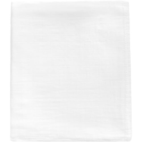 Muslin Newborn Baby Swaddle Blanket 43.5 x 47 inches(110x120cm) Unisex Swaddling Wrap Soft Silky Muslin Swaddle Blankets Neutral Receiving Blanket for Newborn Babies Boys and Girls Large White