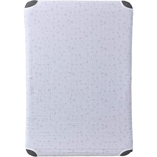 HALO DreamNest Open Airflow Sleep System Sheet, Grey Star
