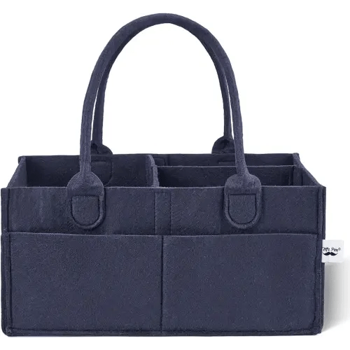 Mr. Pen- Baby Diaper Caddy Organizer, Navy Blue, Car Diaper Caddy, Portable Diaper Caddy, Diaper Organizer for Changing Table, Baby Organizer for Nursery
