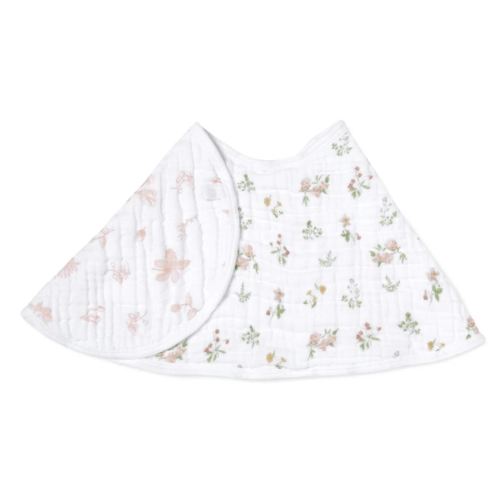 Country Floral Essentials Cotton Burpy Bib | aden + anais