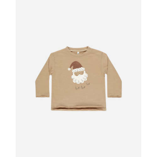 Raw Edge Long Sleeve Tee || Santa
