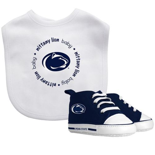 Baby Fanatic 2 Piece Bid And Shoes - Ncaa Penn State Nittany Lions - White Unisex Infant Apparel