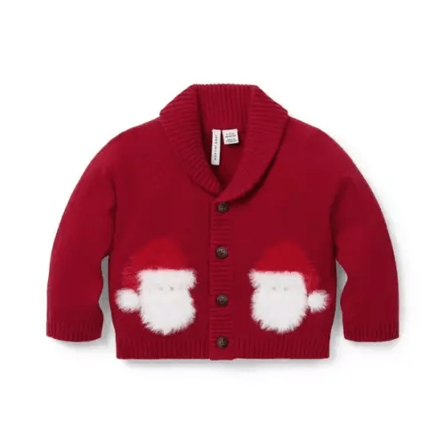 Baby Holiday Red The Santa Baby Cardigan by Janie and Jack