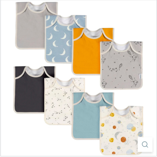 8-Pack Baby Boys Space Jersey Lap Shoulder Bibs – Gerber Childrenswear