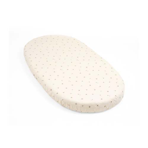 Stokke® Sleepi™ Bed Fitted Sheet Flower Ecru