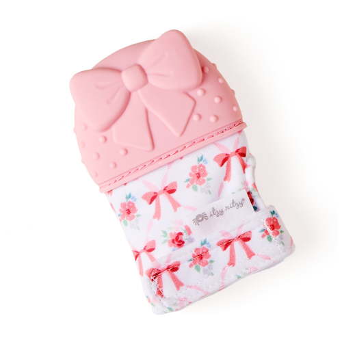 Itzy Ritzy Teething Mitt™ Ribbons and Roses 0m+
