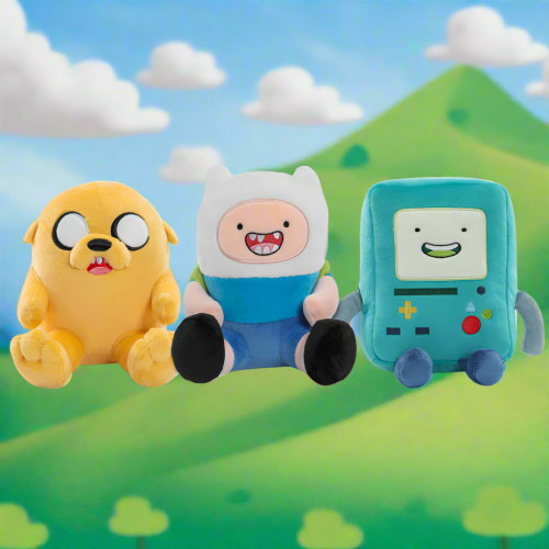 Adventure Time – Jake, Finn & BMO Phunny Plush Bundle (PRE-ORDER) | Kidrobot