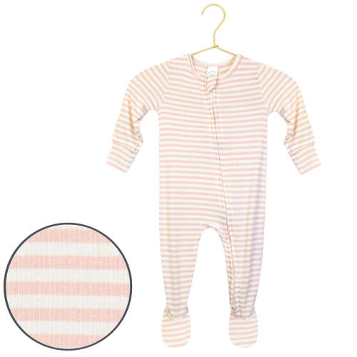 Harper Ribbed Zipper Footies – Lou Lou & Company
