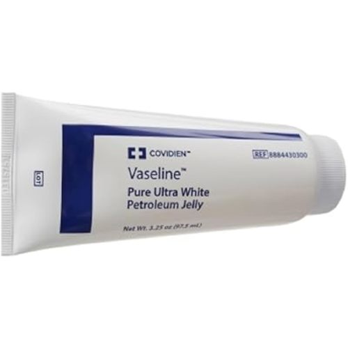 Vaseline Pure Ultra White Petroleum Jelly, Kendall, 3-Pack, 3.25 oz. Each
