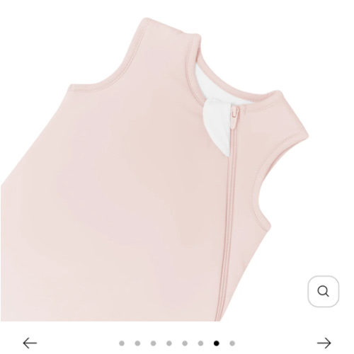 Sleep Bag in Blush 1.0 TOG | Bamboo Sleep Sack | Kyte Baby