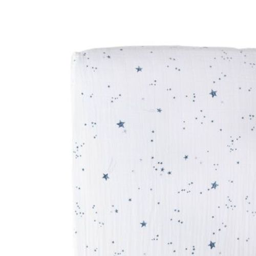 Little Unicorn Cotton Muslin Crib Sheet - Shooting Stars