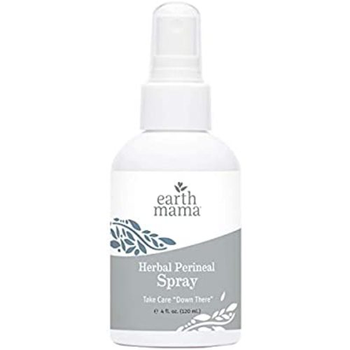 Herbal Perineal Spray by Earth Mama | Safe for Pregnancy and Postpartum, Natural Cooling Spray for After Birth, Benzocaine and Butane-Free 4-Fluid Ounce - 4 Fl Oz (Pack of 1)