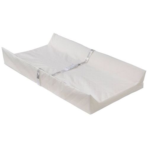 Serta Foam Contoured Changing Pad With Waterproof Cover - White