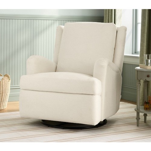 Chris Loves Julia Roll Arm Power Recliner Eco Performance Weave Sage