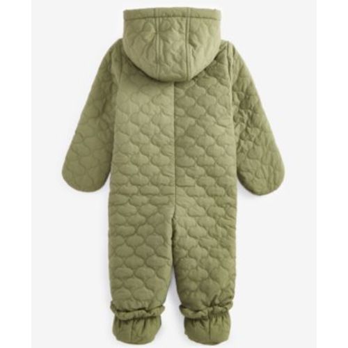 Baby Girls and Boys Hooded Quilted Footed Snowsuit, Created for Macy's