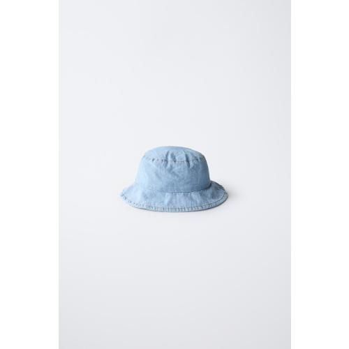 FLOWY DENIM HAT - Light blue | ZARA United States