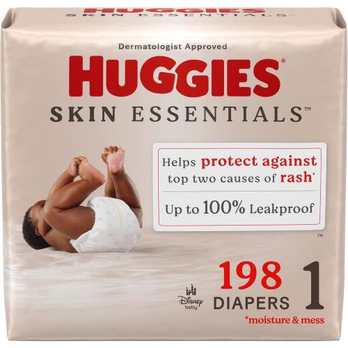 Huggies Skin Essentials Diapers Super Pack - Newborn - 84ct