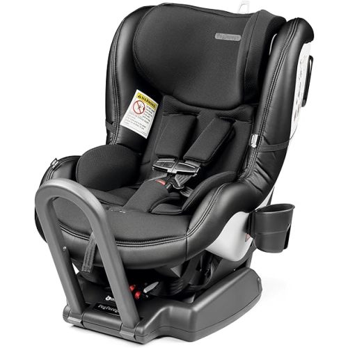 Peg Perego Primo Viaggio Convertible Kinetic - Reversible Car Seat - Rear Facing for Children 5 to 45 lbs and Forward Facing for Children 26.5 to 65 lbs - Made in Italy - Licorice (Black)