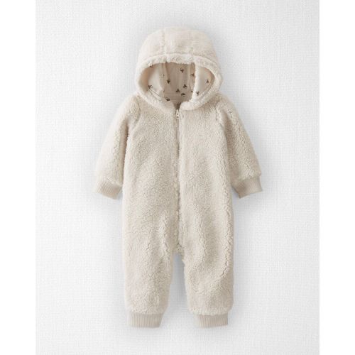 Recycled Sherpa Hooded Jumpsuit