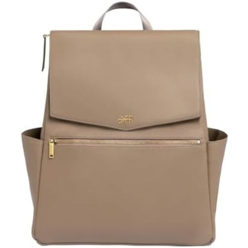 Leather Diaper Bag Backpack, Large Capacity with Insulated Pockets | Freshly Picked