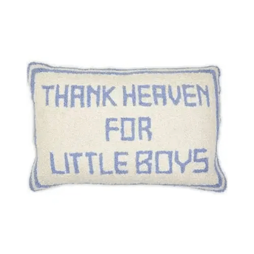 thank heaven for luttle boys pillow - Google Search