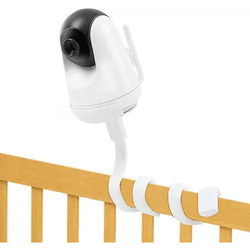 HiPP Baby Monitor Mount Camera Shelf Compatible with VAVA and Most Other Baby Monitors, Universal Flexible Baby Camera Holder, Securely Attaches to Crib Cot Shelves or Furniture, 1/4" Screw