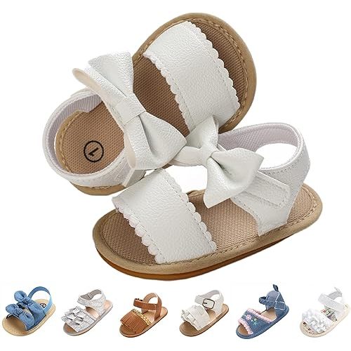 Baby Girls Sandals Summer Shoes Outdoor First Walker Toddler Girls Shoes for Summer