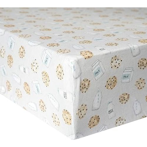 Copper Pearl Premium Knit Baby Crib Sheets for Boys and Girls Breathable and Soft, Fitted Crib Sheets for Standard Baby Mattresses, Crib Sheet for Baby Registry or Shower Gift, Chip