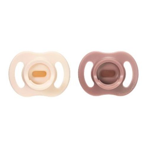 Tommee Tippee Ultra-Light Stay Put Silicone Pacifiers 0-6m - 2pk - Oatmeal and Chocolate