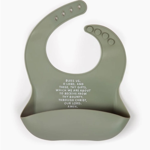 Meal Blessing Silicone Bib