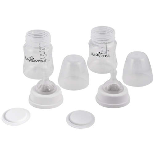 Breast Pump Bottles | 4.7oz Baby Bottle Kit – BabyBuddha Products