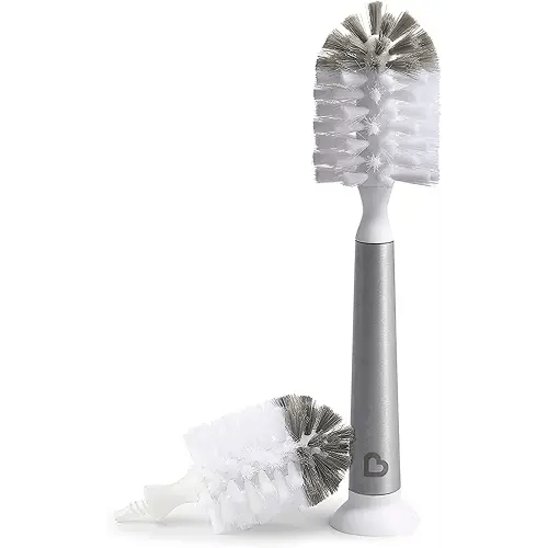 Munchkin® Shine™ Stainless Steel Bottle Brush and Refill Brush Head