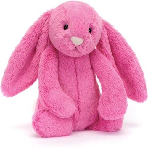 Jelly'cat Bashful Hot Pink Bunny Stuffed Animal, Medium 12” - Rabbit & Bunny Plush Toy - Classic Gift