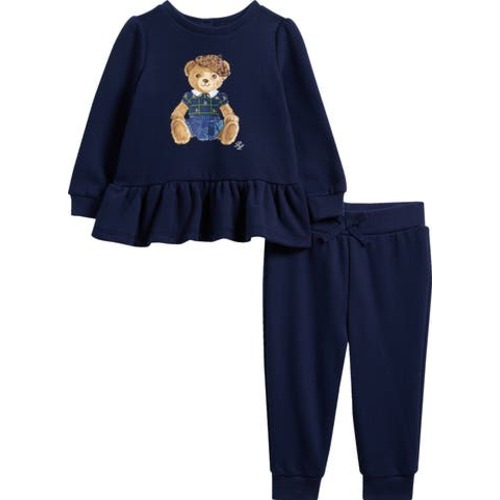 Bear Fleece Sweatshirt & Joggers Set, 6M