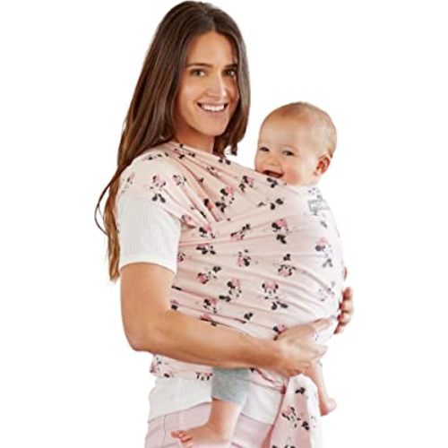Moby Wrap Baby Carrier | Minnie Mouse | Baby Wrap Carrier for Newborns & Infants | #1 Baby Wrap | Keeps Baby Safe & Secure | Adjustable for All Body Types | Disney Baby