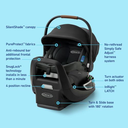SnugRide® Turn & Slide Rotating Infant Car Seat
