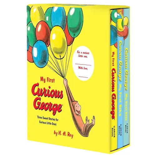 My First Curious George 3-Book Box Set: My First Curious George, Curious George: My First Bike, Curious George: My First Kite: A Playful Introduction to Curious George