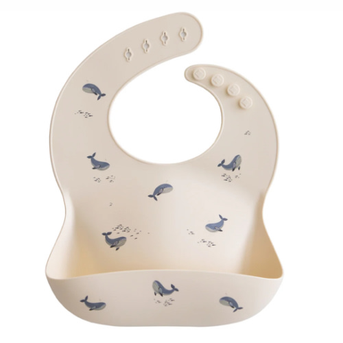 Mushie Silicone Baby Bib