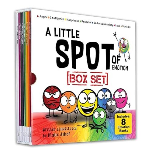 A Little SPOT of Emotion 8 Book Box Set (Books 1-8: Anger, Anxiety, Peaceful, Happiness, Sadness, Confidence, Love, & Scribble Emotion)