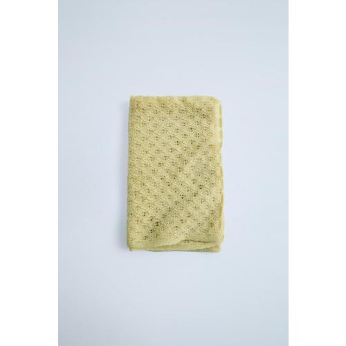 ALPACA WOOL BLEND BLANKET - Light green | ZARA United States