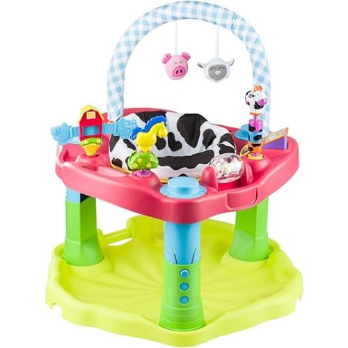 Evenflo Exersaucer Moovin & Groovin Activity Center, 25x30x30 Inch (Pack of 1)