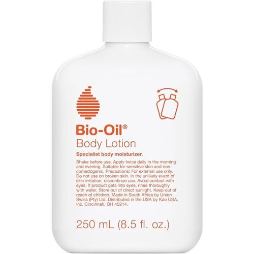 Bio-Oil Moisturizing Body Lotion for Dry Skin, Ultra-Lightweight High-Oil Hydration, with Jojoba Oil, Rosehip Oil, Shea Oil, and Hyaluronic Acid, 8.5 oz