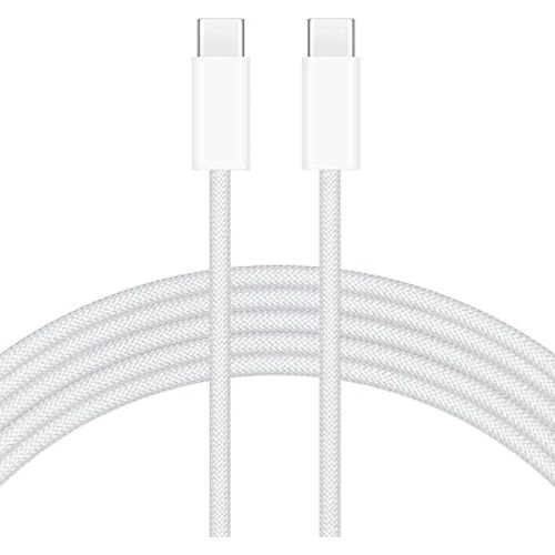 10ft IPhone16 USB C to USB C Cable, Woven Charger Long Cable for iPhone16e/16 Pro/Plus/16/15 Pro Max,iPad Air,iPad 10th Gen,iPad Mini 6th, iPad Pro 13/12.9/11 in, Type-c MacBook Pro Fast Charging Cord