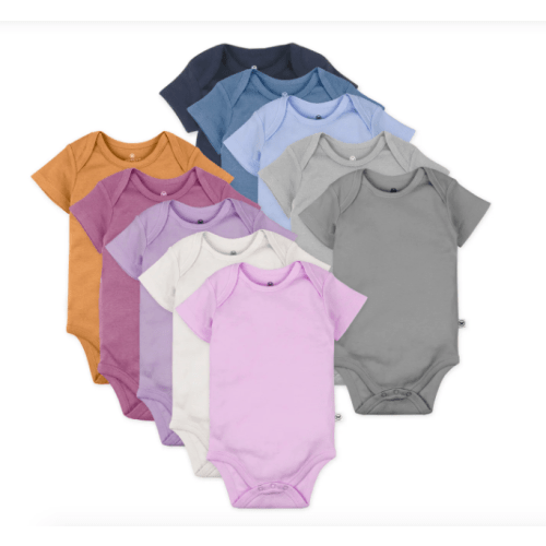 10-Pack Organic Cotton Short Sleeve Bodysuits | Honest Baby Clothing