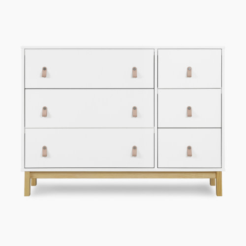Delta Children babyGap Legacy 6 Drawer Dresser - Bianca White/Natural