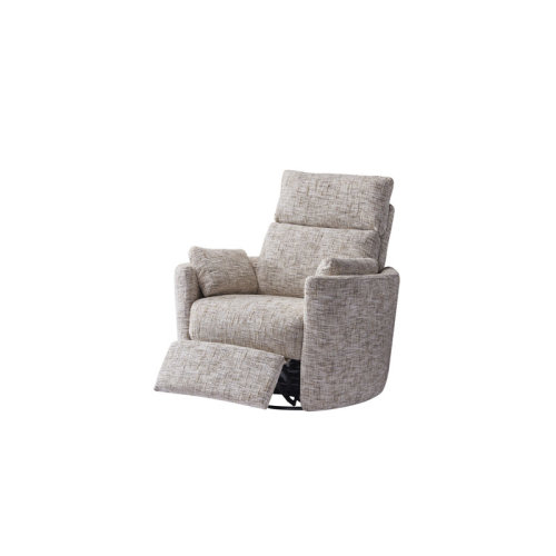 Ebern Designs Upholstered Power Rock Swivel Recliner Chair & Reviews | Wayfair